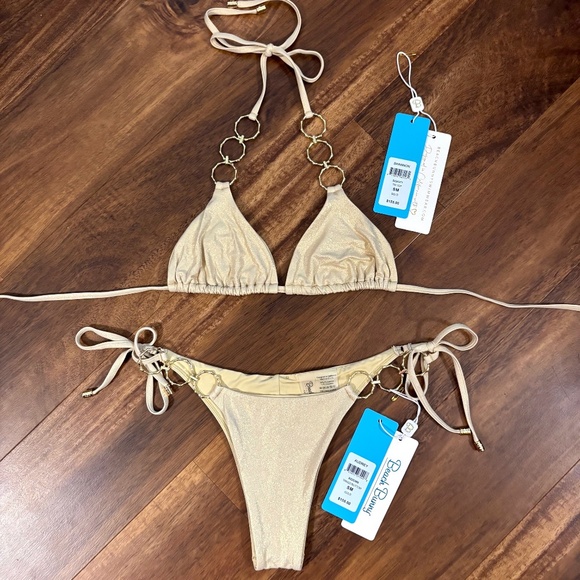 Beach Bunny Set: Shannon Triangle Top + Audrey Tango Bottom - Small (worn 1x) - Picture 5 of 14